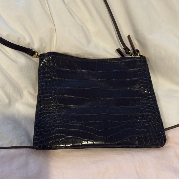 Clare V MARGOT DOUBLE SAC BRETELLE Kalamata Croco - Picture 7 of 11